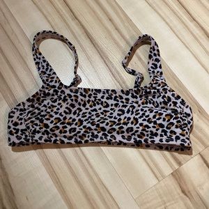 Cheetah bikini top